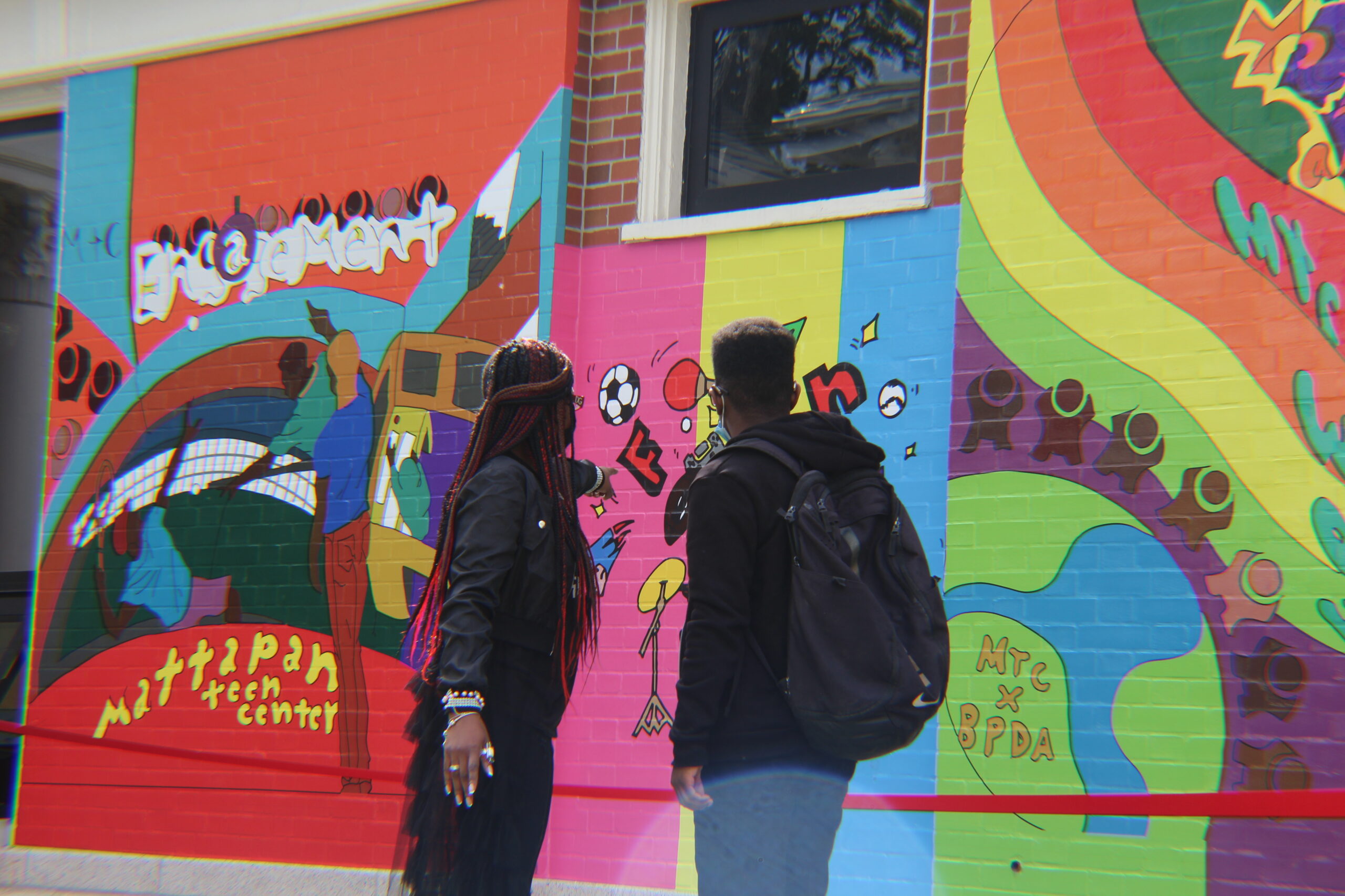 Mattapan Teen Center Unveils Member-Designed Mural