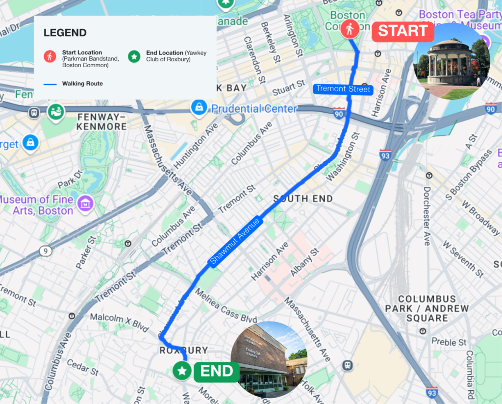 Walk for Health Equity Map