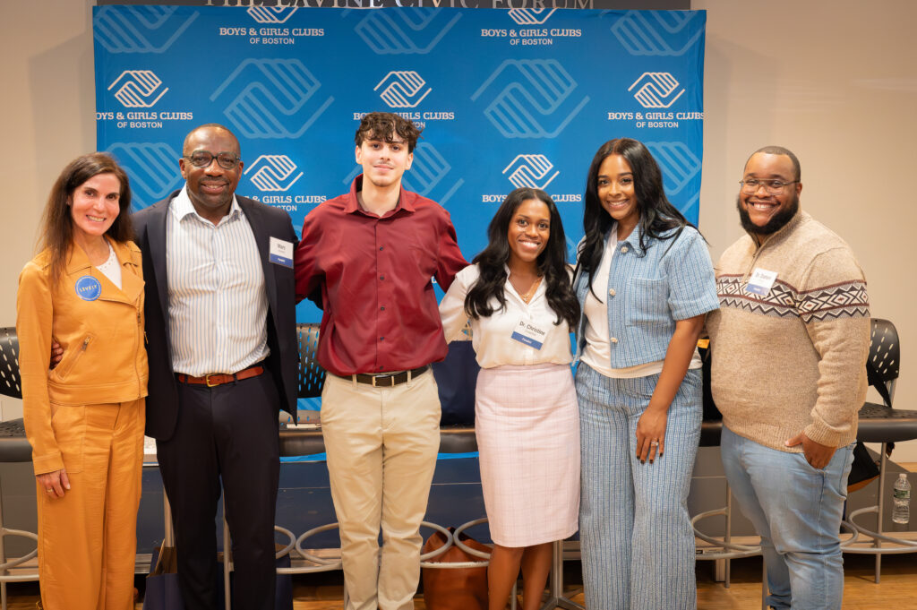 Dr. Christine Crawford with Teens